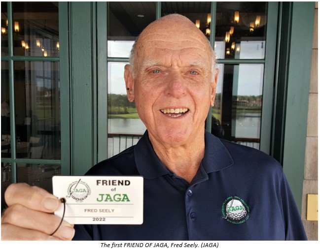 Fred Seely was named the first “FRIEND of JAGA” as the nonprofit organization announced its newly created fundraising initiative March 29.